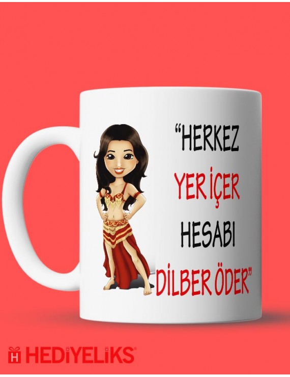 Dilber Baskılı Bardak