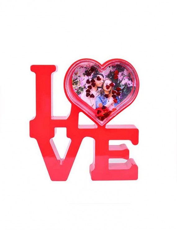Kişiye Özel Love Fotoğraflı Kar Küresi