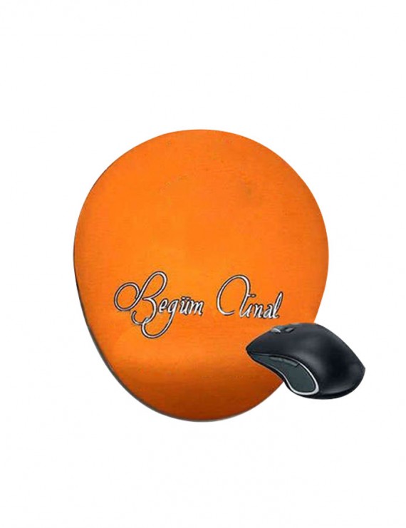 Kişiye Özel Oval Bileklikli Mouse Pad